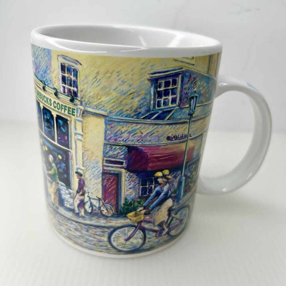 Starbucks Barista 2026 Store Front Mug Street Scene